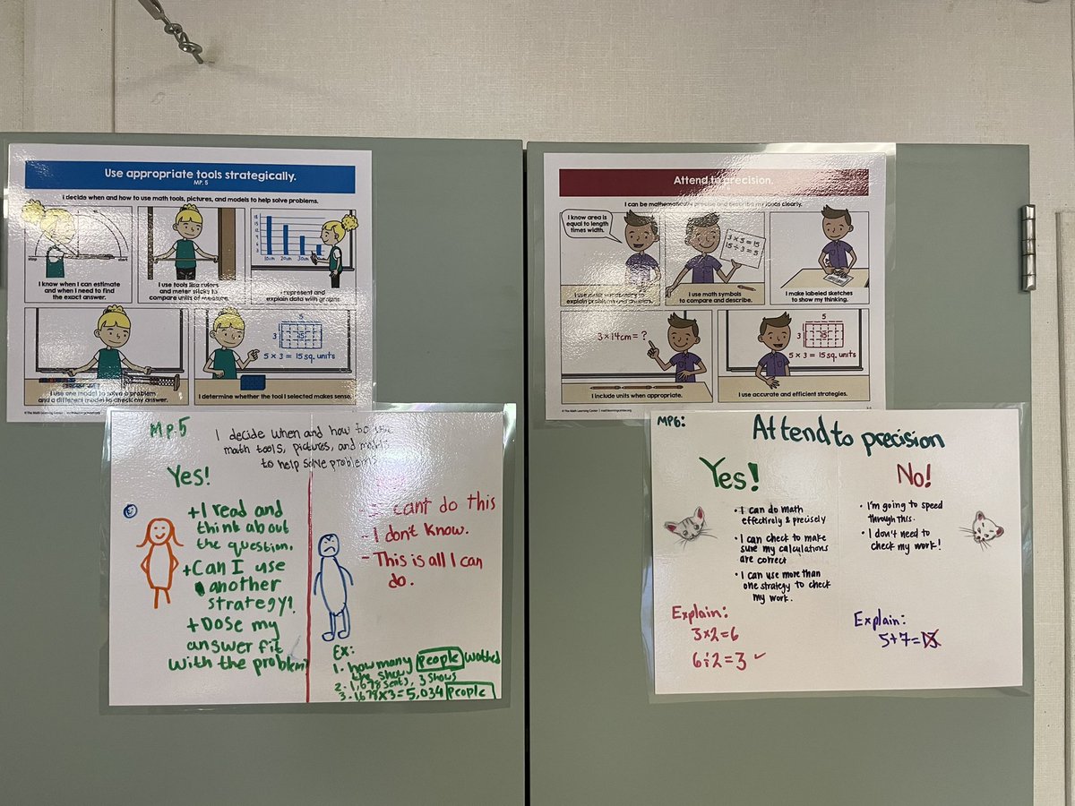mrschingsclass's tweet photo. Reflecting on the Math Practice Standards today — how do mathematicians think and act? https://t.co/iFbeAyQdlN