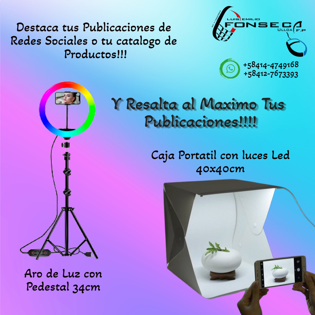 LEFUFP's tweet image. Quieres destacar tus publicaciones en las redes sociales? te tenemos las mejores opciones para que lo hagas!!!
#arodeluz 
#cajaled 
#portatil 
#redessociales 
#maracay 
#quenecesitas