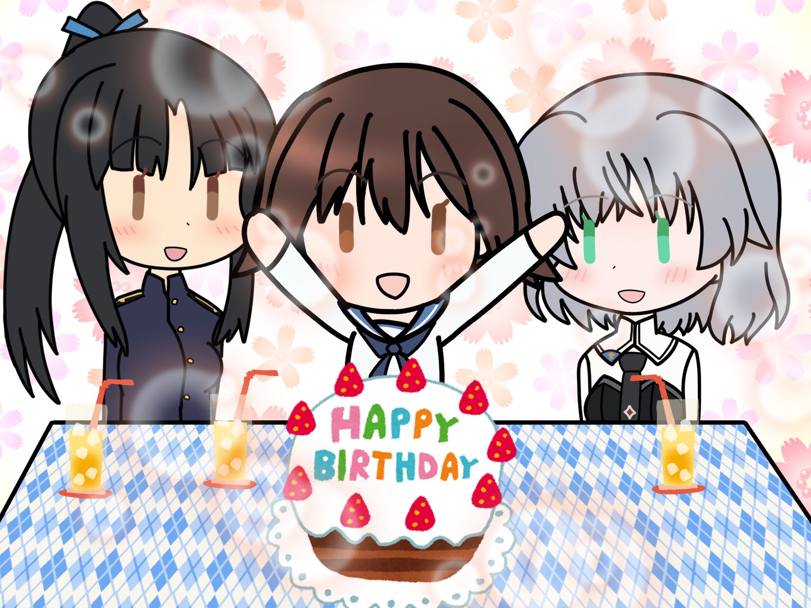 れぽん 一日遅れの誕生日会 ケーキとジュースはいらすとや 宮藤芳佳生誕祭22 サーニャ V リトヴャク生誕祭22 服部静夏生誕祭22 W Witch T Co 4kcaejdlgx Twitter