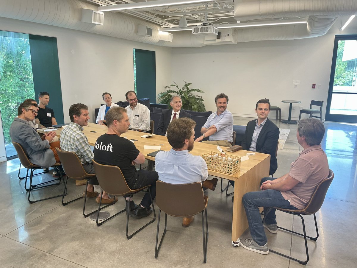 JohnBoozman's tweet photo. Ended #BustingMyBudget Day 3 in Bentonville at @UofACollab to talk with a great group of small business leaders about how everything from inflation to the supply chain and workforce issues is challenging them. Their input and experience was helpful to understand these problems. https://t.co/GJIDxIiJP7