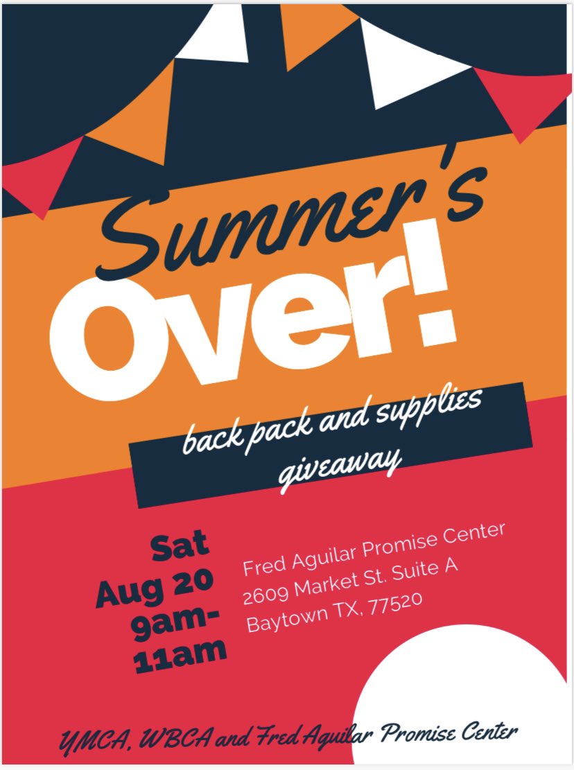 BJSGoslins's tweet photo. Community Events in Baytown! Check it out 

Fresh Produce 
English Classes for adults 
Backpacks and supplies 
👀👀🥦🥒🥕🎒✏️
#BaytownJunior #BJGoslings #OneTeamOneDream #Community https://t.co/meTtTCw02S