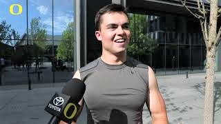 badgordie1's tweet photo. Andrew Boyle's a transfer, (from you know where); he does all three, kickoffs, punting and field goals. *Sorry for the shit*ty pic; blame YouTube.* Any way, kicking runs in the family, his older brother Michael is at Colorado State kicking with former Duck Henry Katleman.🦆🏈🔥🤨 https://t.co/3T2DM46FmR