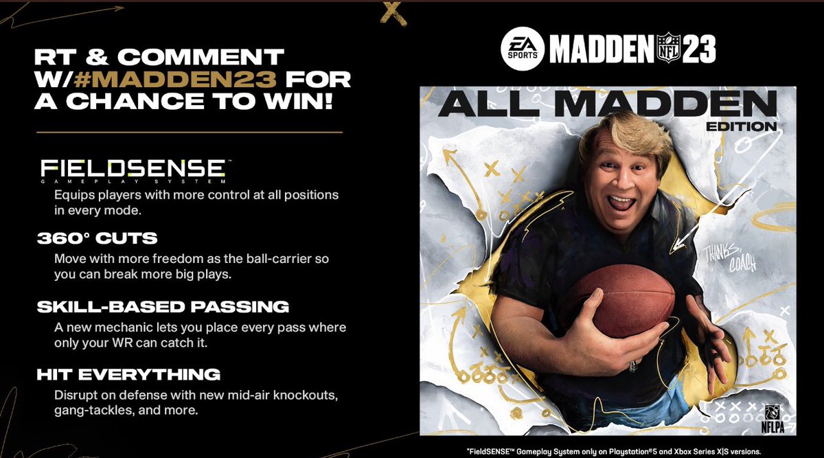 steelernation's tweet photo. We have more #Madden23 codes to give away! 

To win follow 
@SteeIerNation 
@_SNPodcast 

Then RETWEET this post, and comment what system! Winners picked tomorrow https://t.co/BZapitXSvO