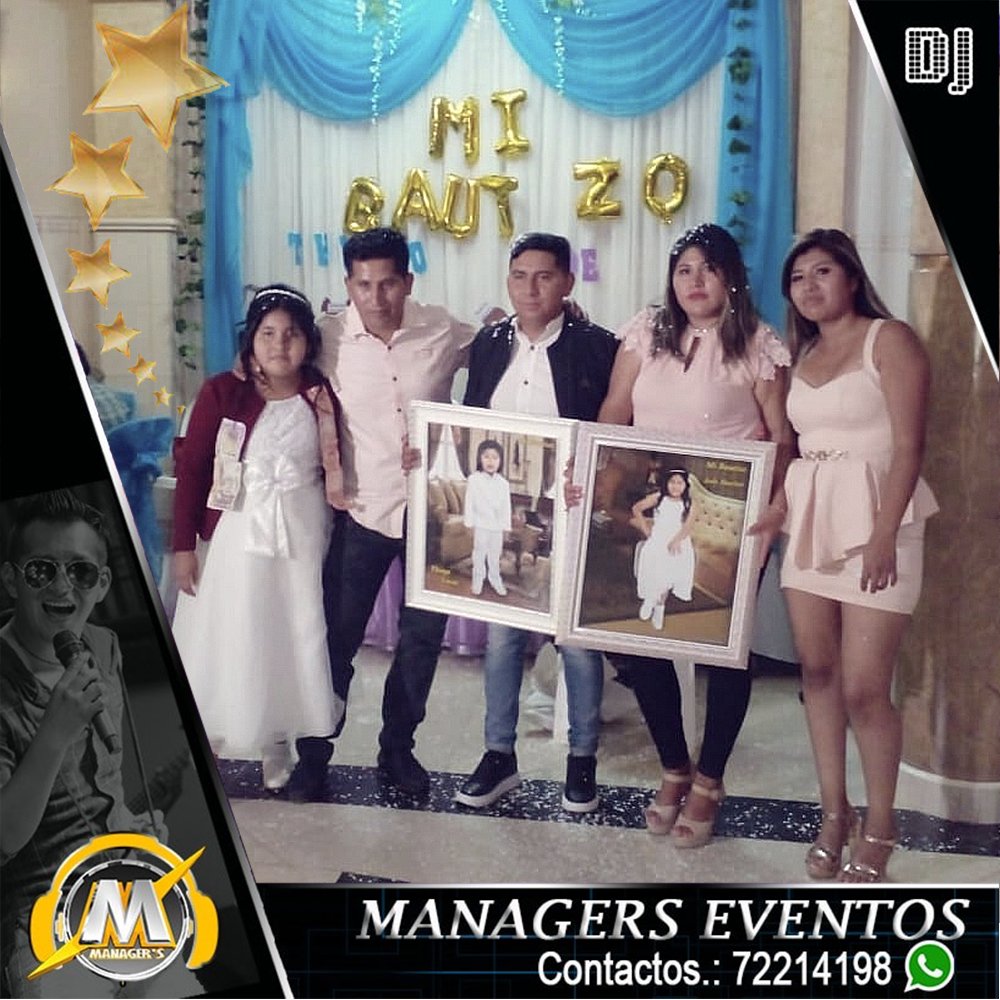 ManagersEventos's tweet photo. Sonido y Luces para tus #Eventos y #Fiestas.
Lo mejor junto a #Amplificación 🌟Mánagers Eventos. Cel.: 72214198.  #Cbba #Bautizos https://t.co/1dJWjBP46O