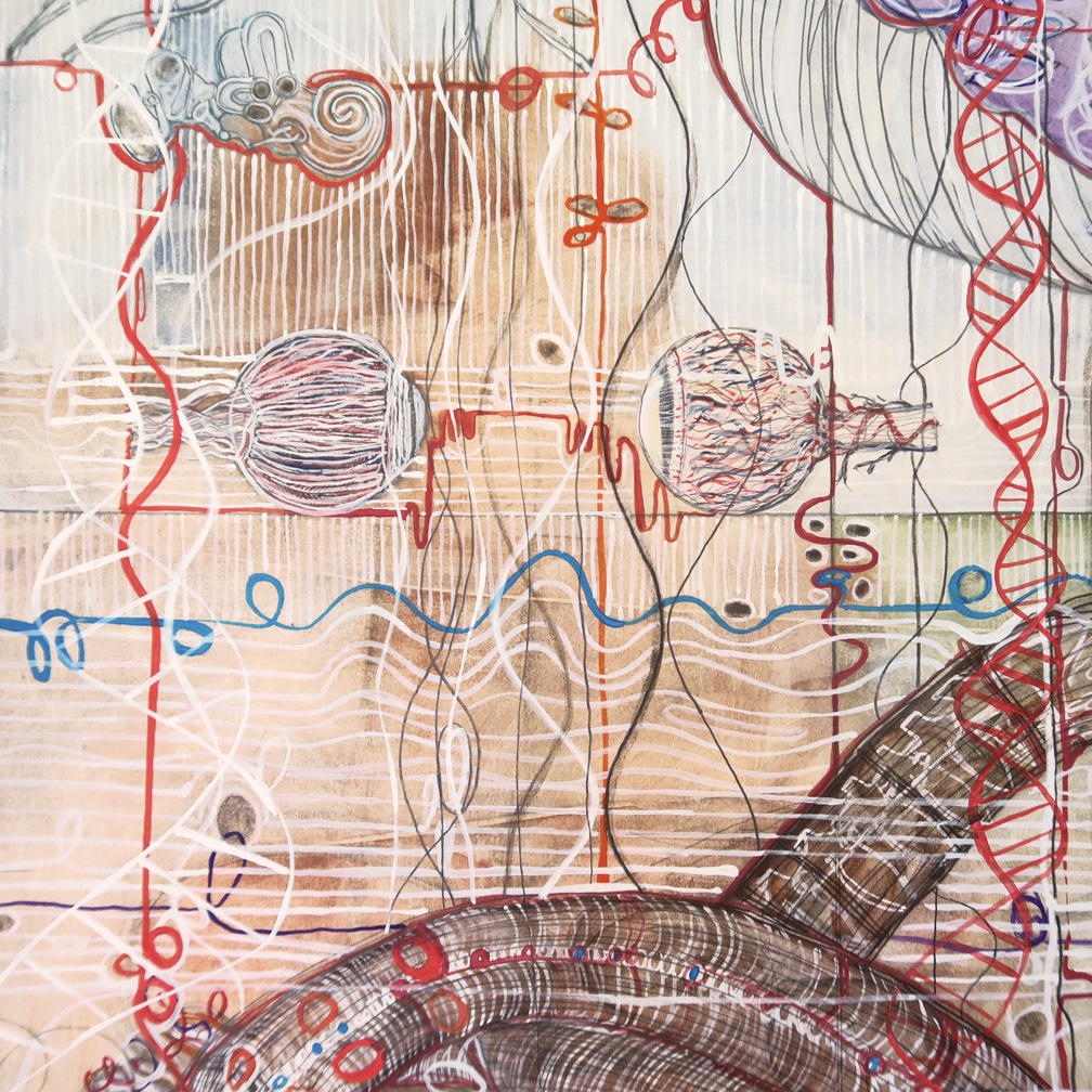 MonicaAissa's tweet photo. You're invited! Nothing In Stasis opens @TucsonMuseumArt on September 1.
Dr Julie Sasse #ChiefCurator and I #Artist, will be in conversation about progression of my #art career and work (@ 5:30-6:30) before the opening.
RSVP link in thread!
4 detail shots of an early work. https://t.co/Y6Osz9A09r