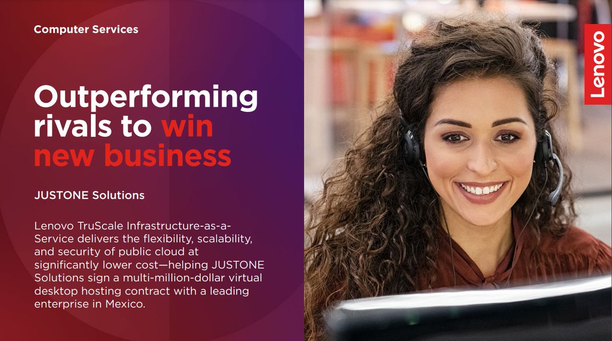 team_justone's tweet photo. Read our case stories at this links. #JUSTONESolutions #Lenovo #TruScale

Click here: https://t.co/wfflFg5aWU 
https://t.co/YslxSUyrVt https://t.co/CGkX0DDZuw