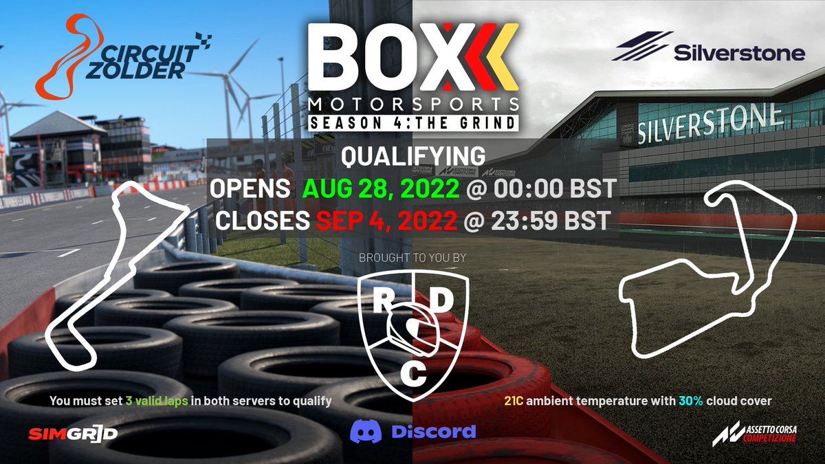 HUFFMAN_ic's tweet image. Not signed up for @Box3Motorsports Season 4 yet? You better hurry up, grid spots filling up quickly. This season is gonna be epic. Oh and I'm actually racing too 😂