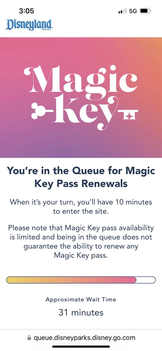 friends_lang's tweet photo. #magickeyrenewal Been patiently waiting since 9 am. Had to rejoin the queue 4 different times because “Sorry, magic key passes cannot be purchased in this app at this time” to be still waiting.  It’s been 6 hours and I’m still waiting 😳😳😳 #Disneyland #MagicKey https://t.co/34Y3OQOVCu