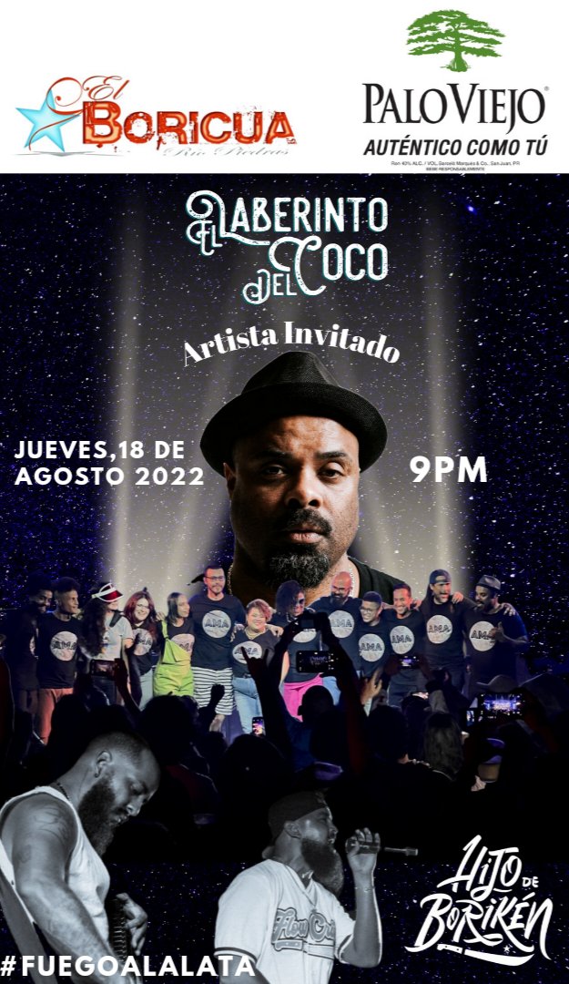 cocobarez's tweet photo. Por motivos de salud @sietenueve no podra estar con nosotros hoy jueves. Con todo el amor y el respeto del mundo le dedicamos este show deseándole pronta recuperacion. 

   Los esperemos!!!!!!!! https://t.co/QqXLRkHdcl