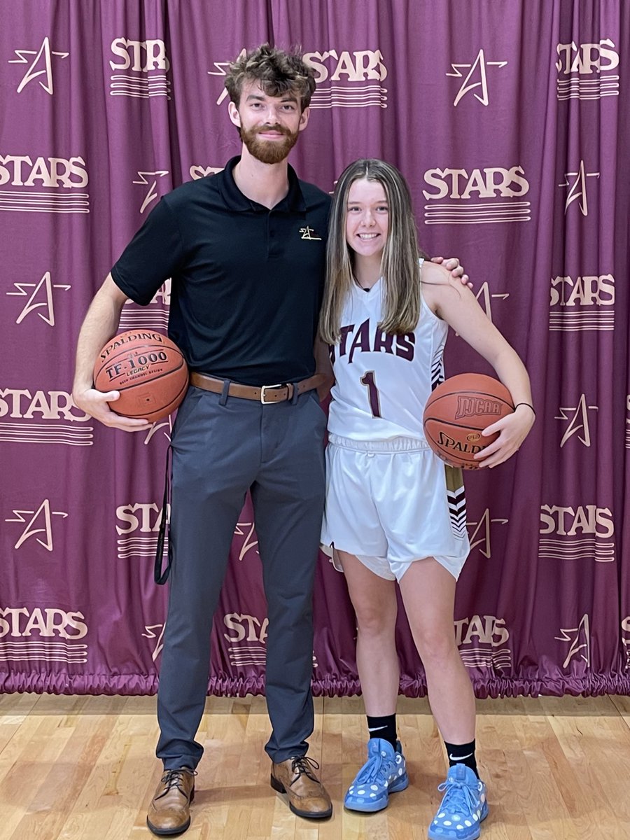 EmmaKateMcB17's tweet photo. I am very excited and blessed to announce that I have received my first offer to continue my athletic and academic career at @SouthArkStars! I would like to thank @coach_nateevans for giving me this opportunity! #SouthArkWBB #GoStars https://t.co/n1N3IBGSxF