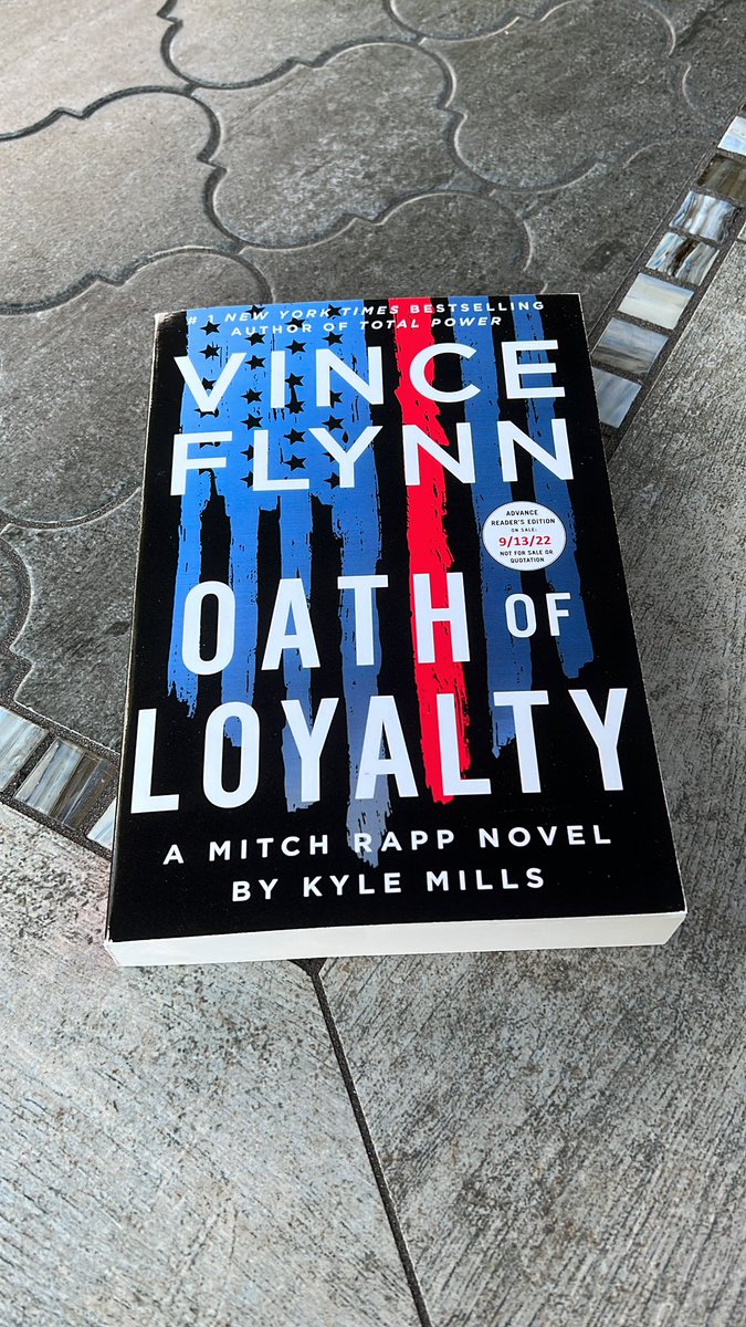 Woo hoo! Look what just came in the mail! Can hardly wait to dig in! #mitchrappisback #oathofloyalty <a href="/KyleMillsAuthor/">Kyle Mills</a> <a href="/VinceFlynncom/">VinceFlynn.com</a>