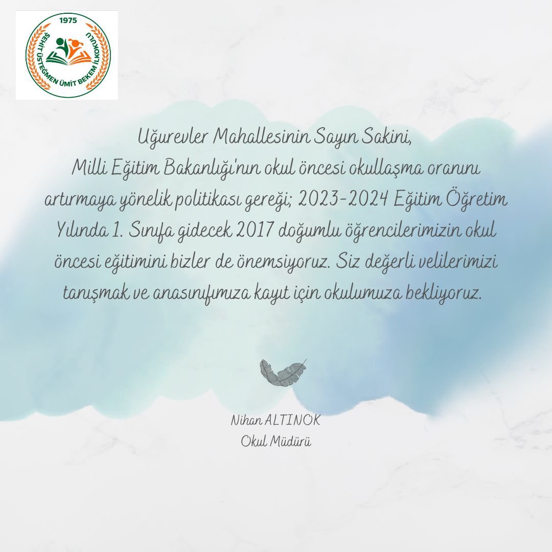 Haydi çocuklar 👦 👧 bekliyoruz. <a href="/tcmeb/">Millî Eğitim Bakanlığı</a> <a href="/kayserimem/">Kayseri İl Millî Eğitim Müdürlüğü</a> <a href="/Ayhan___TELTIK/">Ayhan TELTİK</a> <a href="/Kocasinann38/">Kocasinan İlçe Milli Eğitim Müdürlüğü</a>