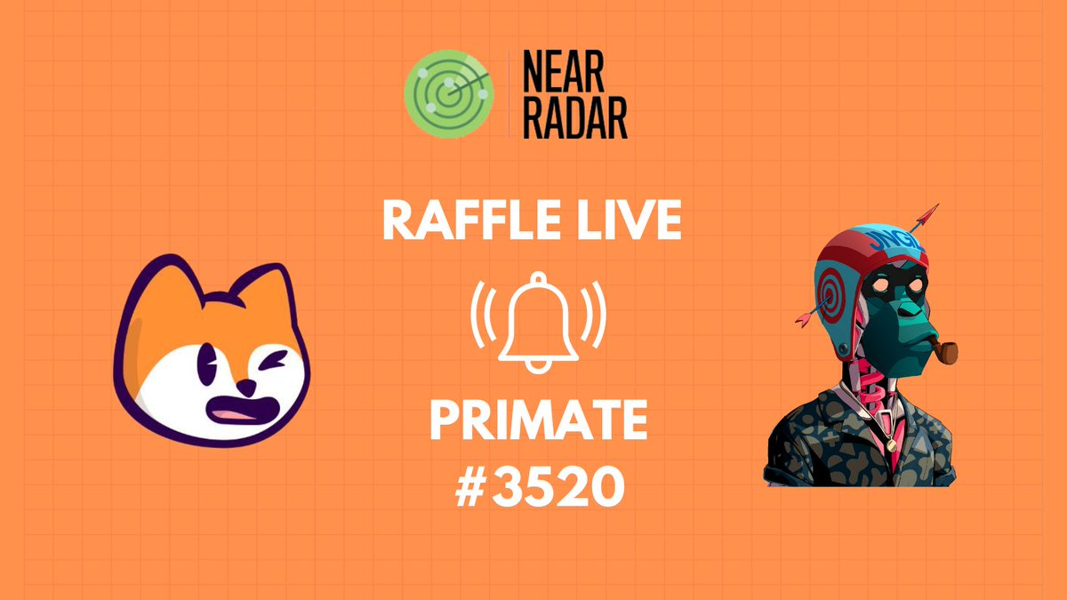 🛰 NeaRadar &amp; <a href="/FamousFoxFed/">Famous Fox Federation 🦊🟠</a> &amp; <a href="/Primatesnft/">Primates🌿</a> Raffle Live 🦍

Now is the time for fellowship! #SOL🤝#NEAR

Click on the link below and buy with $DUST now, don't miss the hype on the #Solana network! 🔥

bit.ly/NeaRadarFamous…