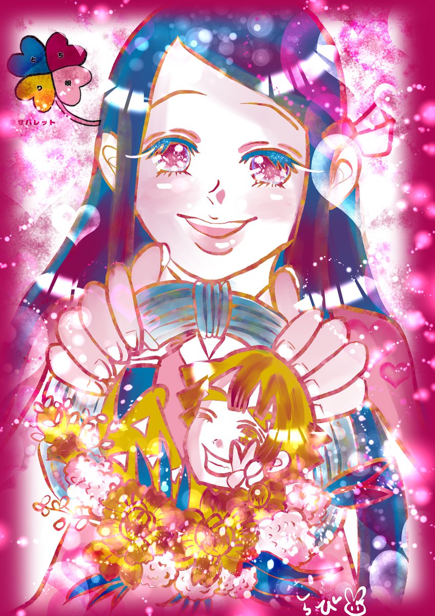 らび🍓さんがTwitterに投稿した竈門禰豆子(鬼滅の刃)のイラスト。