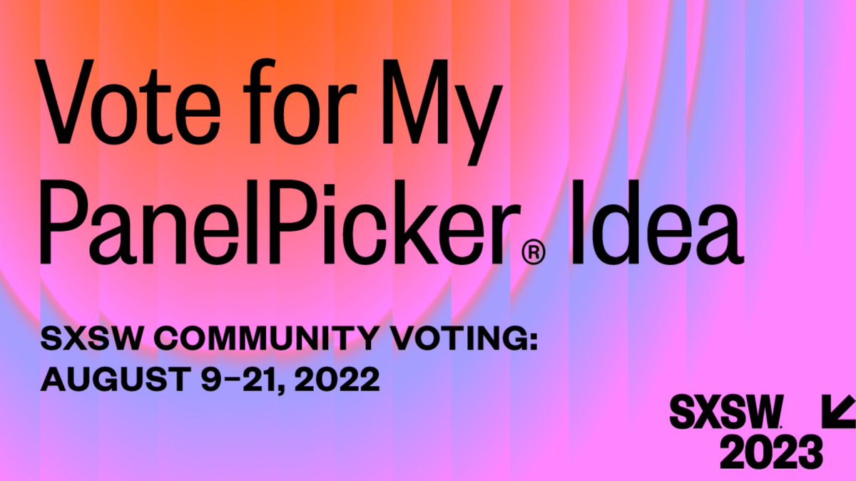 TCIAMN's tweet photo. One of the panelists for our #SXSW 2023 proposed panel is 
@TCIAMN 's very own @MapTrueNorth, who would be moderating this timely panel conversation on #PublicInterestTech! 

Pick our panel:  https://t.co/0isHQC82XG  ~ voting ends Sunday!

#PublicInterestTechTCIA #Applicant_SXSW https://t.co/RfKZcGnK6t