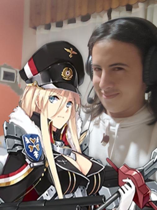 Feliz #AzurLane4thAnniv !! 
Aquí con mi bismarck, los envidiosos dirán que es fotoshop, espero su skin oath este año!