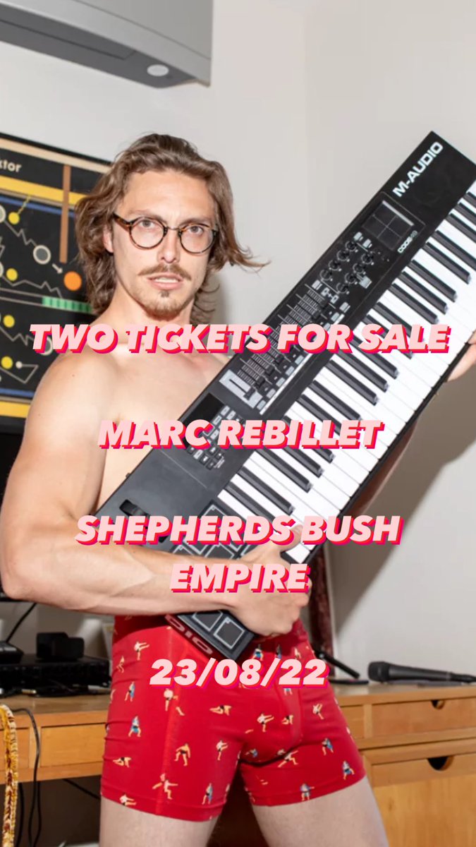tommurtha's tweet photo. Two tickets for sale #MarcRebillet @O2SBE https://t.co/zpgJEl8B49