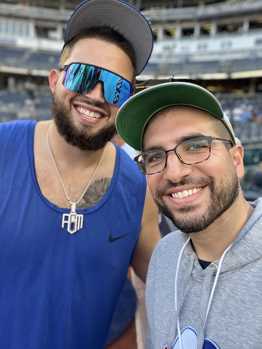 Just out here at Yankee Stadium hanging out with the future Cy Young winner and <a href="/BlueJays/">Toronto Blue Jays</a> ace (and big MMA fan!) <a href="/Alek_Manoah6/">MANOAH</a>. Absolute mensch of a young man. 🙏