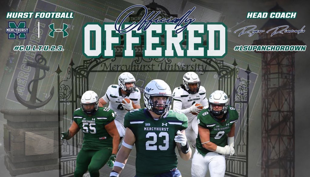 After a great conversation with @CoachAcciani I am very proud to announce I have received my 3rd offer from @MercyhurstFB #golakers☘️ @CoachMBrownHAFB @BillBeckner @HempfieldAreaFB @Adam_DiMichele @hasd_athletics @_CallMeCoachK_ @TribLiveHSSN @WestmorelandSN @CoachRiemedio