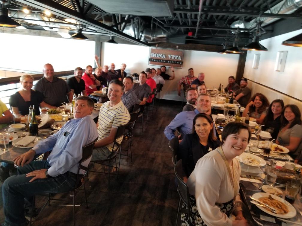 ThePointChamber's tweet photo. Thanks to all those that were able to come out and attend our monthly Networking Luncheon. It's always great to get together and make new connections! And thank you to Bona Vita for hosting us and providing a great lunch!
#NetworkingLucheon #UtahCounty https://t.co/LEHq2sP8oZ