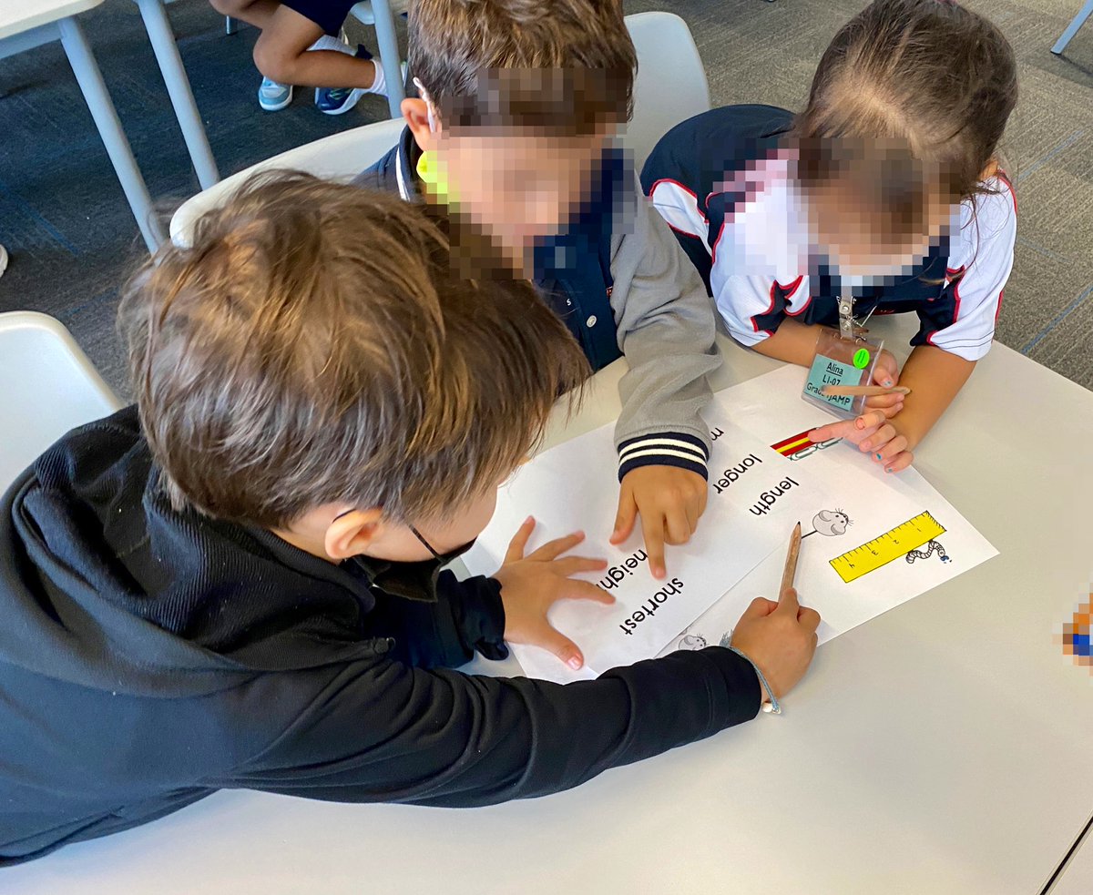 Tuning in to our central idea, lines of inquiry, and vocabulary is a great opportunity to get to know our young #Grade1 mathematicians and to get them excited about their learning! #SAISRocks
