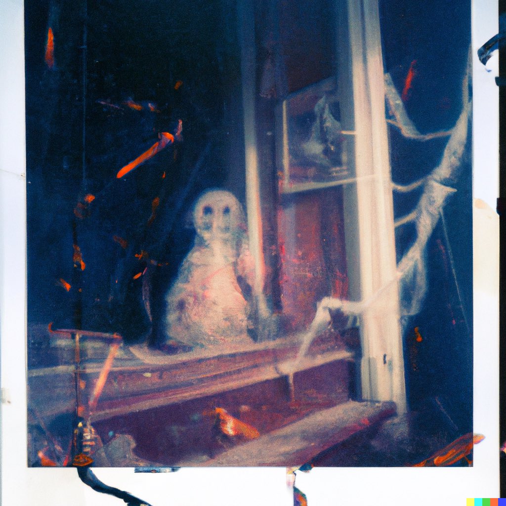 Viniko7's tweet photo. recently got access to DALL-E 2 and asked it to generate @slimyswampghost style pictures. needless to say i think it got it about right. https://t.co/FI4JpITyfk