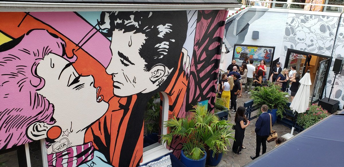 EmiliaFloro's tweet photo. Yorkville Murals Festival Grand Opening Tonight! https://t.co/m4kMddop7U