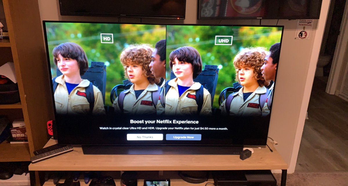 Da_Ghost36521's tweet photo. @netflix bruh why y’all can’t let me stream it in UHD why’s there an up charge https://t.co/GIq46Q4BqP