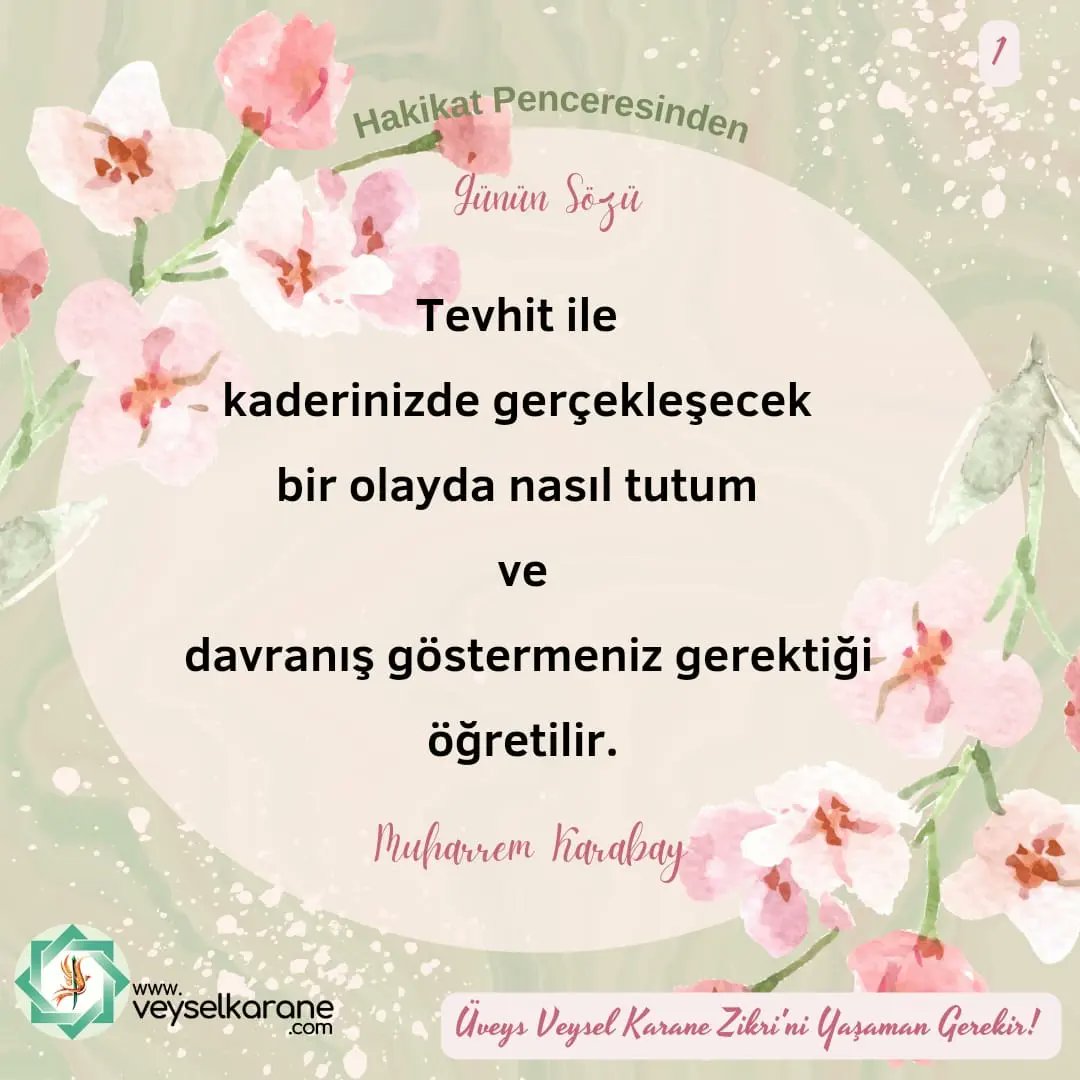 Seldae_66's tweet photo. Sabah akşam sadece on dakika süren Üveys Veysel Karane Zikri'ni yapın, yaşayın ve görün 🌹
#WhatsApp 
#hayirlicumalar https://t.co/JqHUsNwhWO