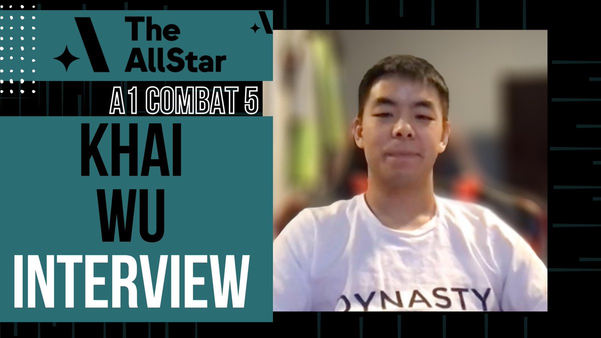 Caught with bantamweight prospect Khai Wu for @TheAllStarSport ahead of his fight at A1 Combat 5 against Joshua Dillion on September 3.

Wu talks long layoff ahead of return at #A1Combat 5, going viral last year &amp; switching to <a href="/UpgradeMG/">Upgrade Marketing Group</a> 

📺 youtu.be/3qtbr0hKDsc