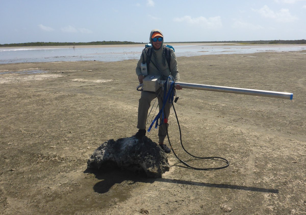 TsunamiSand's tweet photo. After several years of #trenching, #vibracoring makes new sediment archives available for our research.
So excited to see which new details will make the story of #tsunamis and #hurricanes on #Anegada #BVI even more complete.
#stratigraphy, #CTscanning, #corescanning https://t.co/yD7L6dWnrM