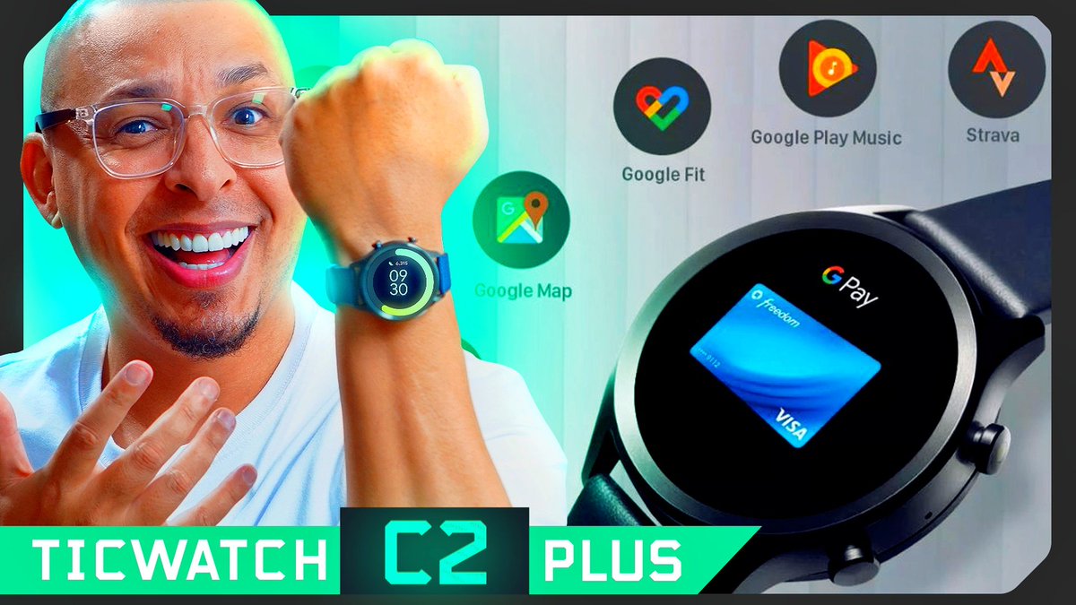 DuduRochaOn's tweet photo. 👉Video - https://t.co/Vy1W3Ok04L
É esse smartwatch que tem apps e interface do Google, da pra baixar Spotify, YT music e muito mais, e até pagar conta só aproximando da maquininha. Ticwatch C2 Plus.
.
. #ticwatch #ticwatchC2Plus @Mobvoi_Official https://t.co/VQyROkX5SF