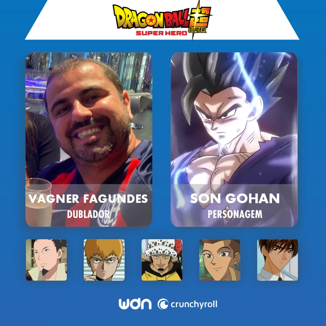 WDN - World Dubbing News on X: Vagner Fagundes como Son Gohan