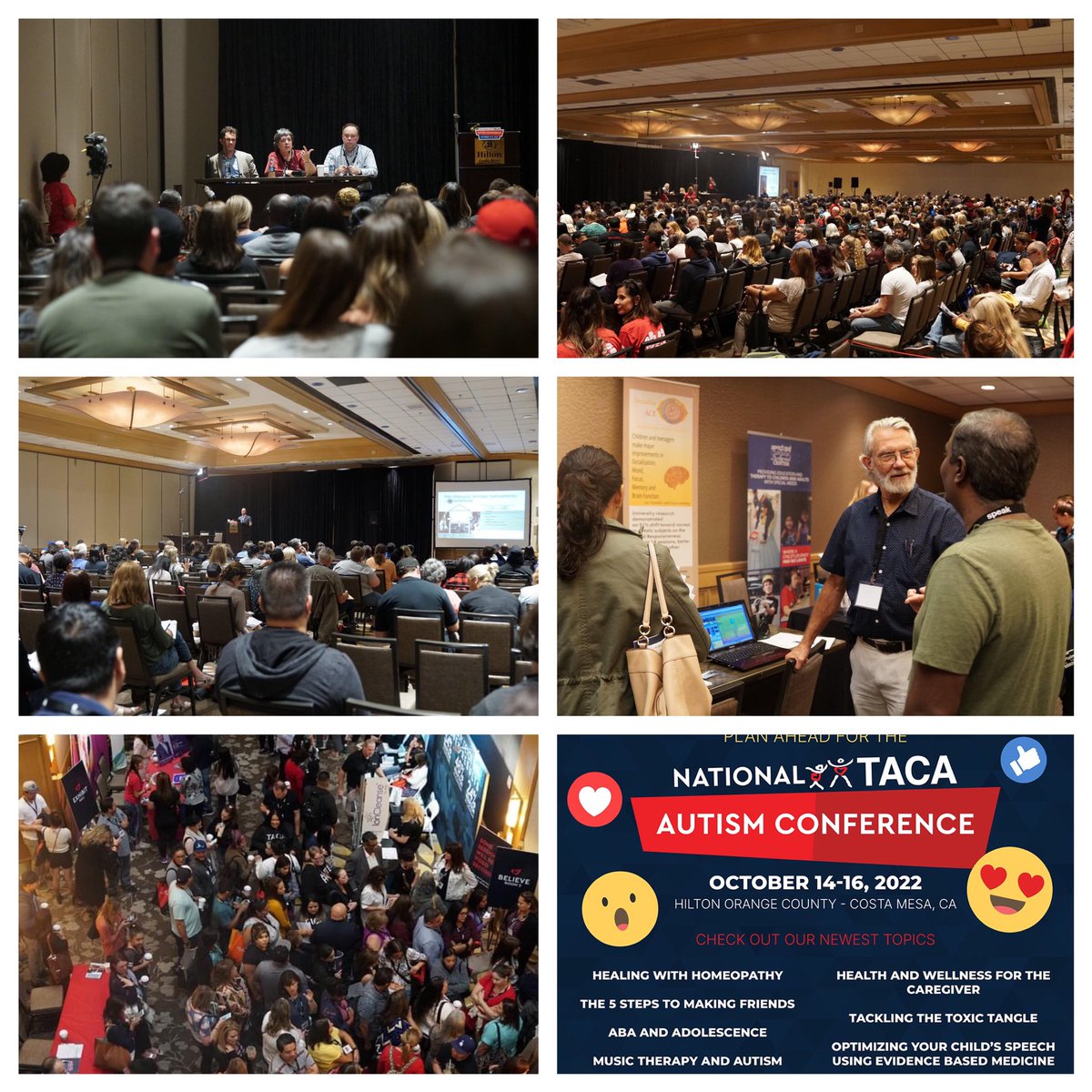 TACAfoundation's tweet photo. The National #TACA #Autism #Conference is back and IN PERSON!!!
4 Tracks of informative lectures, our incredible line-up of experts will cover all stages and aspects of the autism journey.

For more info, click here:
￼https://t.co/BzJJDZC6ZI #autismhope #autismhelp https://t.co/sKNq1vfZsE
