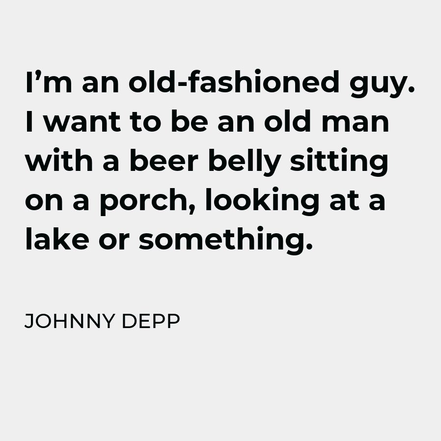 DeppsRando's tweet photo. Amber Heard stans think saying “Johnny didn’t age well” is a drag. It’s not. People were, and still are, attracted to him because he’s comfortable in his own skin, no matter what he looks like. He’s confident and he’s secure in himself. That’s sexy

Also, he doesn’t give a shit https://t.co/AqScYHNHwC