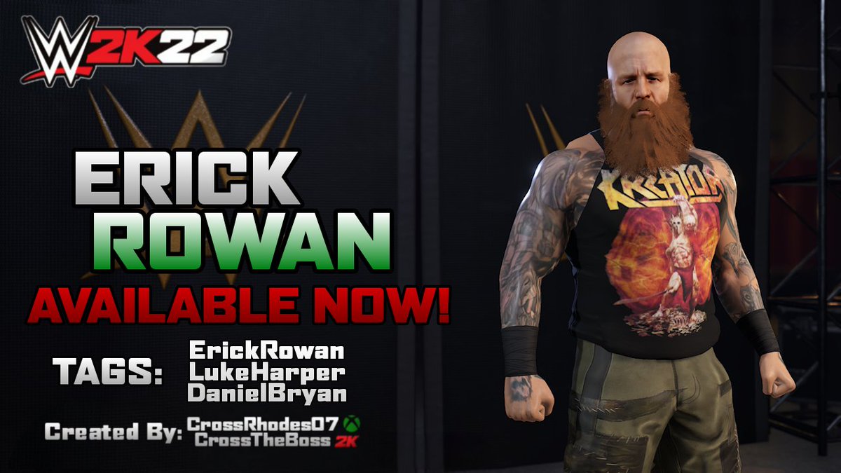Erick Rowan '19/'20 Available Now in #WWE2K22