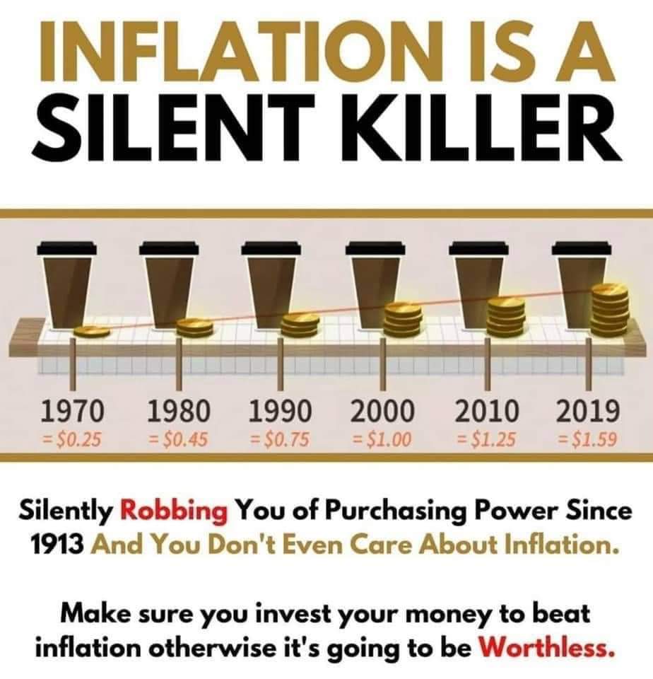 Oh yea… The highest inflation in the history is now. What are you gonna to do about it? You better increase your cash flow dramatically. DM me to chat more if you are interested in increasing your income.☎️