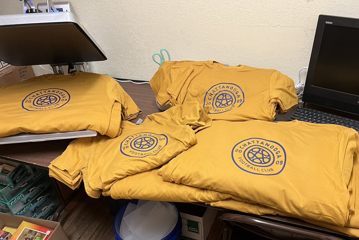 CFCMerchStore's tweet photo. Weโve been working in the Merch HQ Lab tonight on a new creation for this Saturday.
#BlueAndGold
#GoMocs
#GoCFC
#BetterTogether https://t.co/6uOX0t7mjt