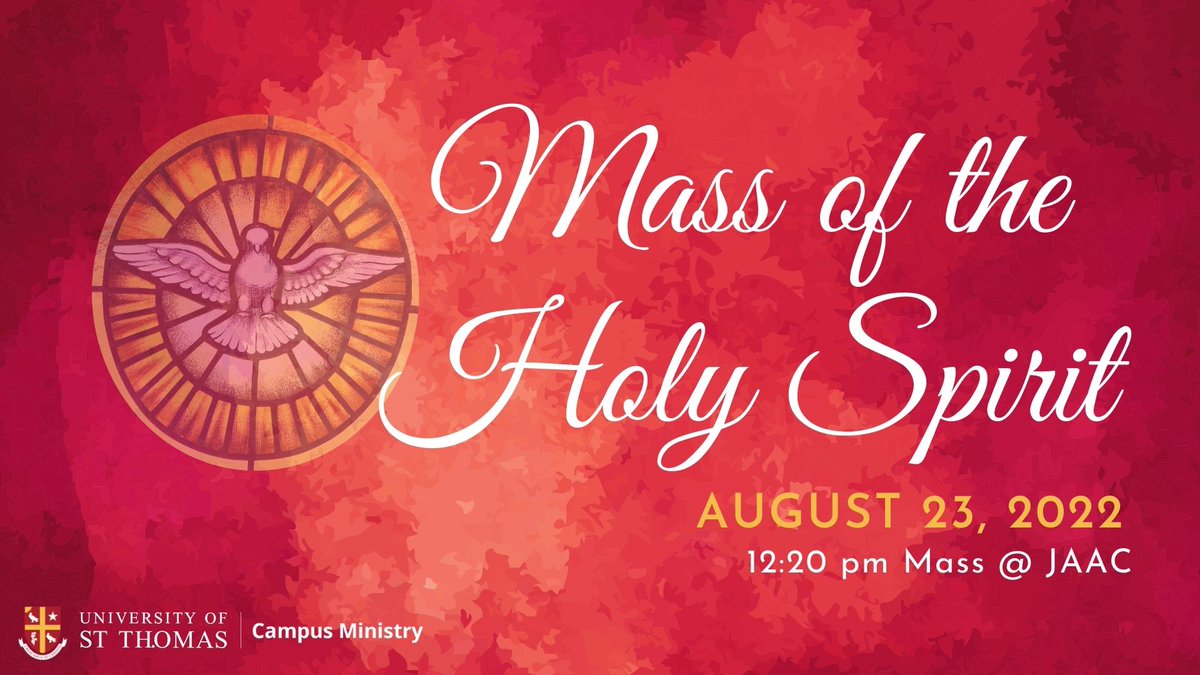 CeltCampusMin's tweet photo. Mass will begin at 12:20 pm in the JAAC with a Eucharistic Procession and Reception to follow! Can't come in person? Join us on zoom with the link in our bio! (Meeting ID: 959 4037 4522  Password: holyspirit) 🔥🕊️❤️ https://t.co/sXrs0BXV0u