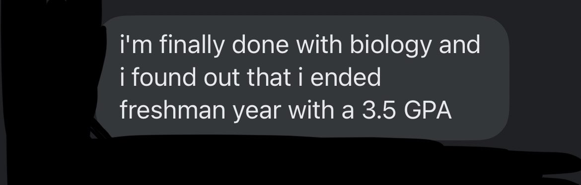 Getting messages like this from a former student make my teacher heart smile. Don’t write a kid off that’s determined just because of a label. Taking AP classes this year, she’s gonna change the world! ❤️