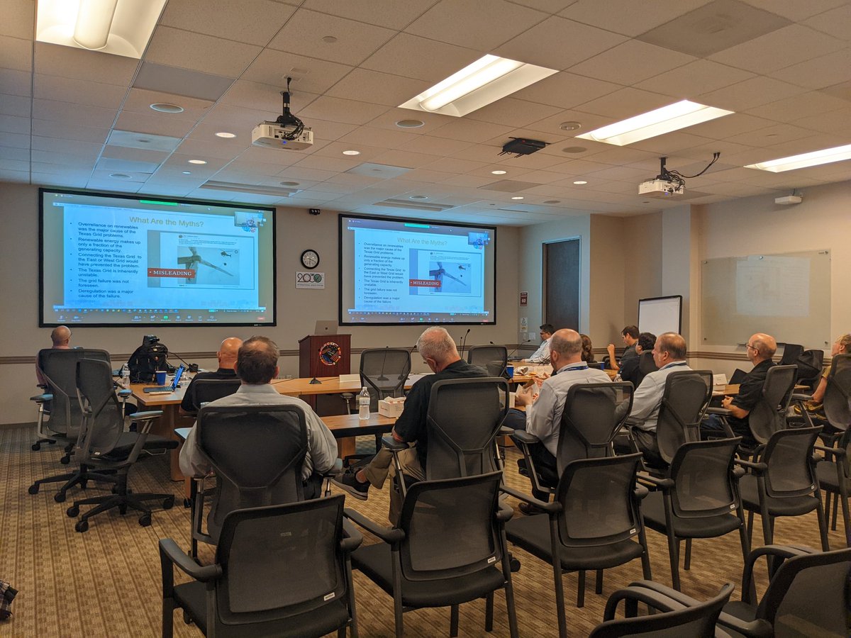 tgcc_incose's tweet photo. Great turn out for our second hybrid meeting! 14 in person and 25 online. Learning about the 2021 Texas winter grid failure from a systems engineering perspective. #incose #tgcc #systemsofsystems #systemsengineering https://t.co/L8Pq4jLGmn