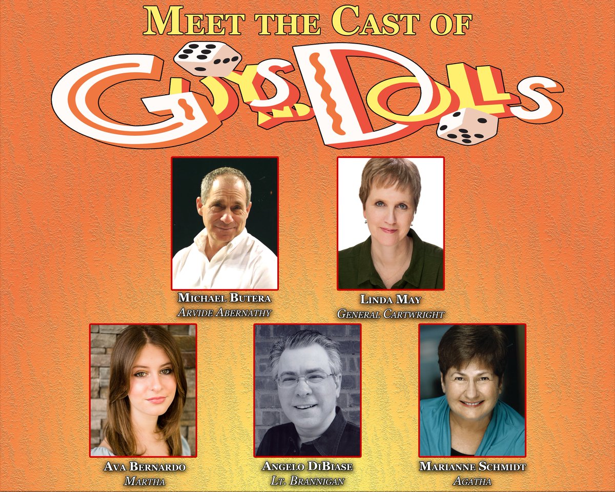 TheatreThreeLI's tweet photo. Theatre Three's 52nd Season OPENS SEPTEMBER 17TH WITH 'GUYS &amp; DOLLS'!!!

And now its time to MEET THE CAST of 'GUYS &amp; DOLLS"

Get your tickets now!!
https://t.co/NQl3C5bCZa or Call 631-928-9100

#theatrethree #theatrethreeLI #GuysandDolls #longislandtheatre #portjeff https://t.co/F7CW2P8qV2