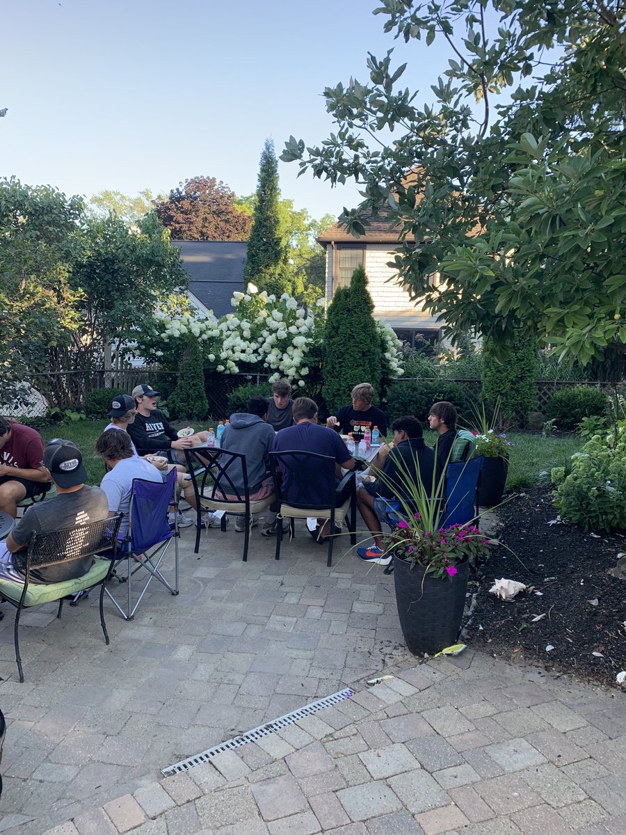 RockyRiverFPA's tweet photo. Senior Dinner for the @CoachWells1 Pirates! Thanks to the Vaughan family for hosting such a great night! Ready for kick-off! #beatMidview https://t.co/Mx0Lzo7gaa