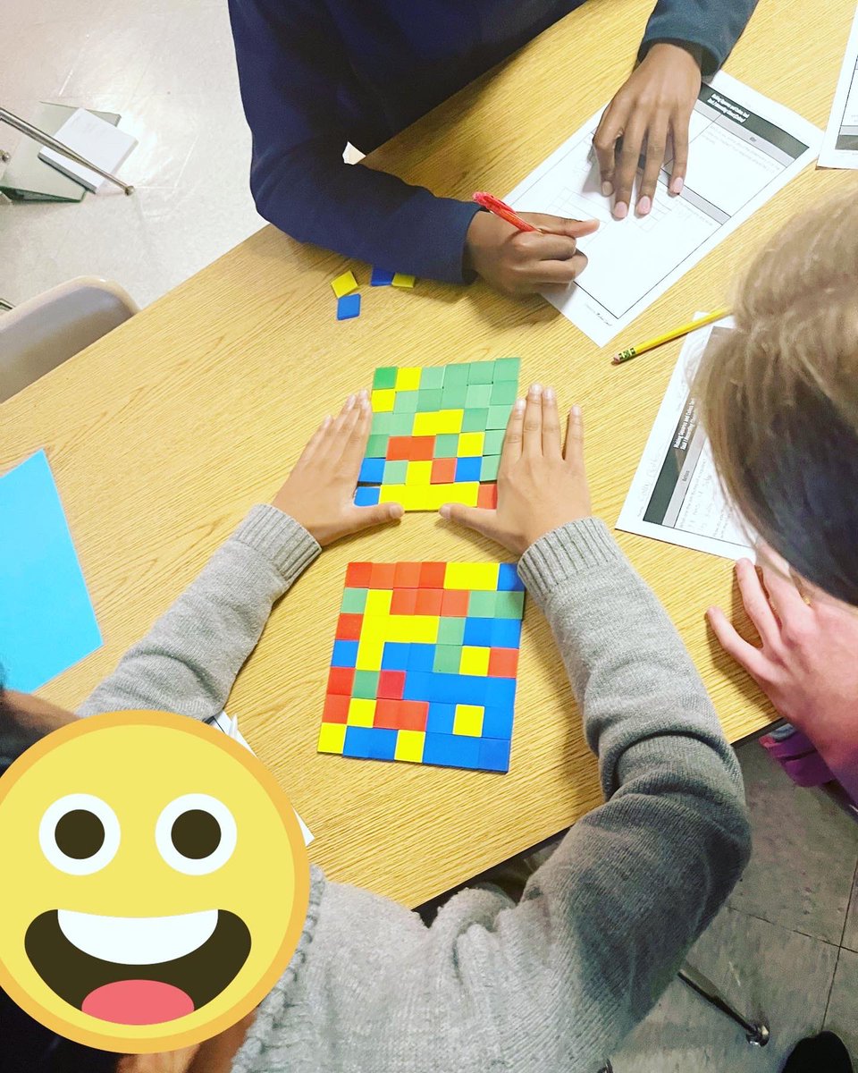 _ohthatsmikey's tweet photo. Tiles and dice in an eighth grade math class? Fun times!
PreAlg Ss reviewed integers with a dice game, and Alg Ss investigated what perfect squares and cubes are with a hands on investigation. #WildcatsEngaged #RockSolid #HandsOnMath #VisibleMath @STMSWildcats https://t.co/8P7d473EDx