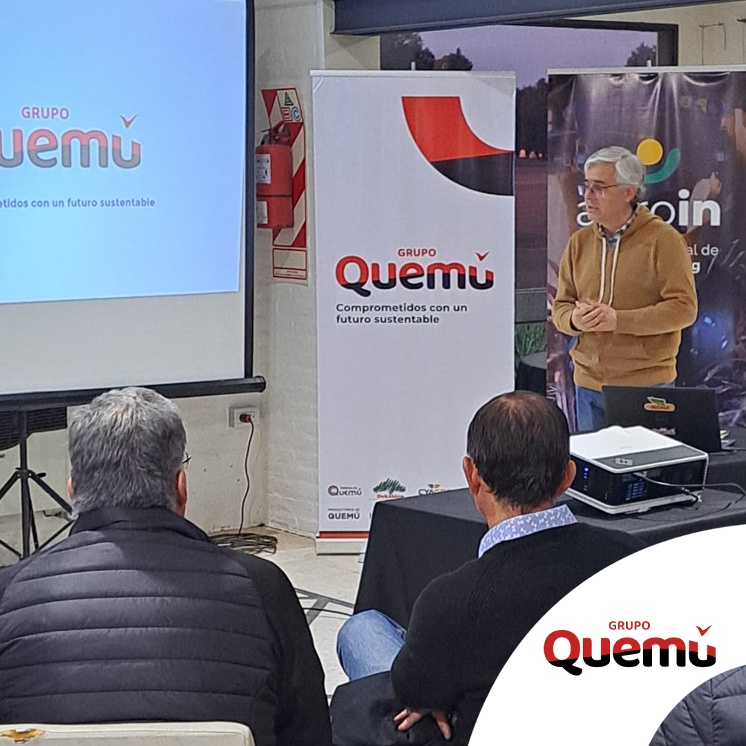 Realizamos la presentación de Grupo Quemú para nuestros clientes en Santa Rosa.
Compartimos un rico intercambio técnico con la gente de @Bayer4CropsAR  y el cierre con el economista Carlos Seggiaro.

#Bayer #BayerAgro #GrupoQuemu