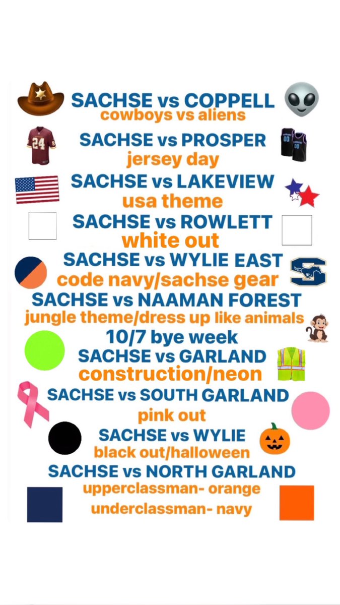 We are officially one week away from our first football game! Get ready to have some fun on game days!! 🏈📣🤍<a href="/BarstoolSachse/">THE Barstool Sachse</a> <a href="/SHS_Mustangs/">Sachse High School</a>