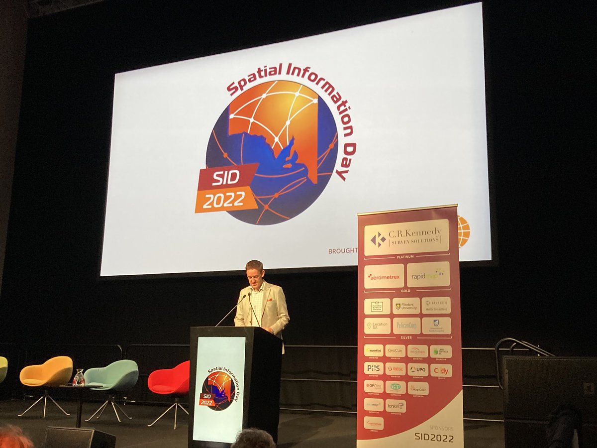 DrKJoyce's tweet photo. Kicking off the day with @SSSI_SA at the Spatial Information Day. Planning to talk about #FAIR data and the #CircularDataEconomy Thx for the invite and excuse to visit Radelaide!! @shemapsau @GeoNadirAu @jcu @JCUGeoscience https://t.co/PPf0eyX8Wd