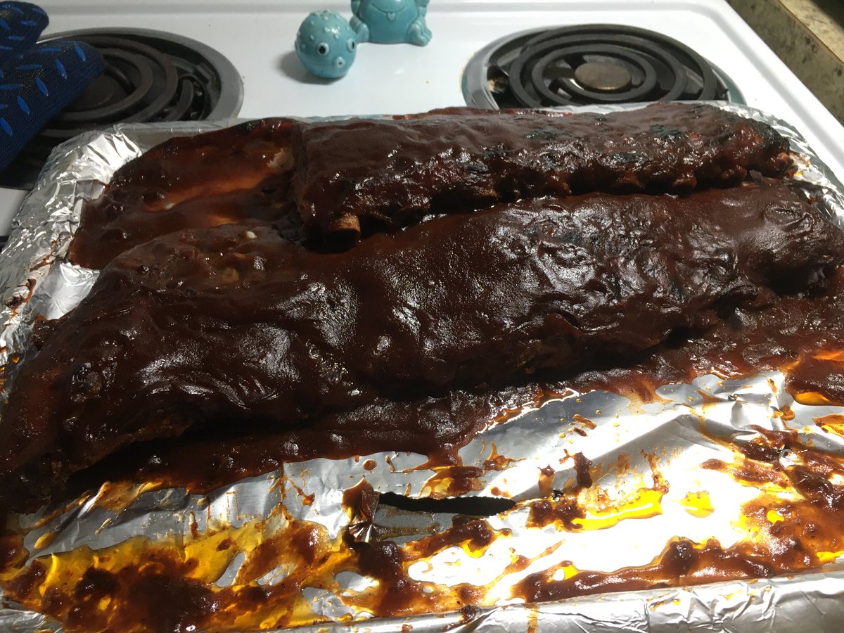 I made way to many ribs. Y’all come over. #SimplyDelicious