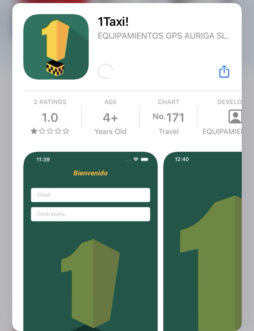 Taxi telephones kept ringing out when trying to book a taxi from Torrenova to the airport this morning. The app below was recommended to me as the way to do this going forward. Hope it helps someone else. #booking #taxi #Mallorca #Torrenova #airport