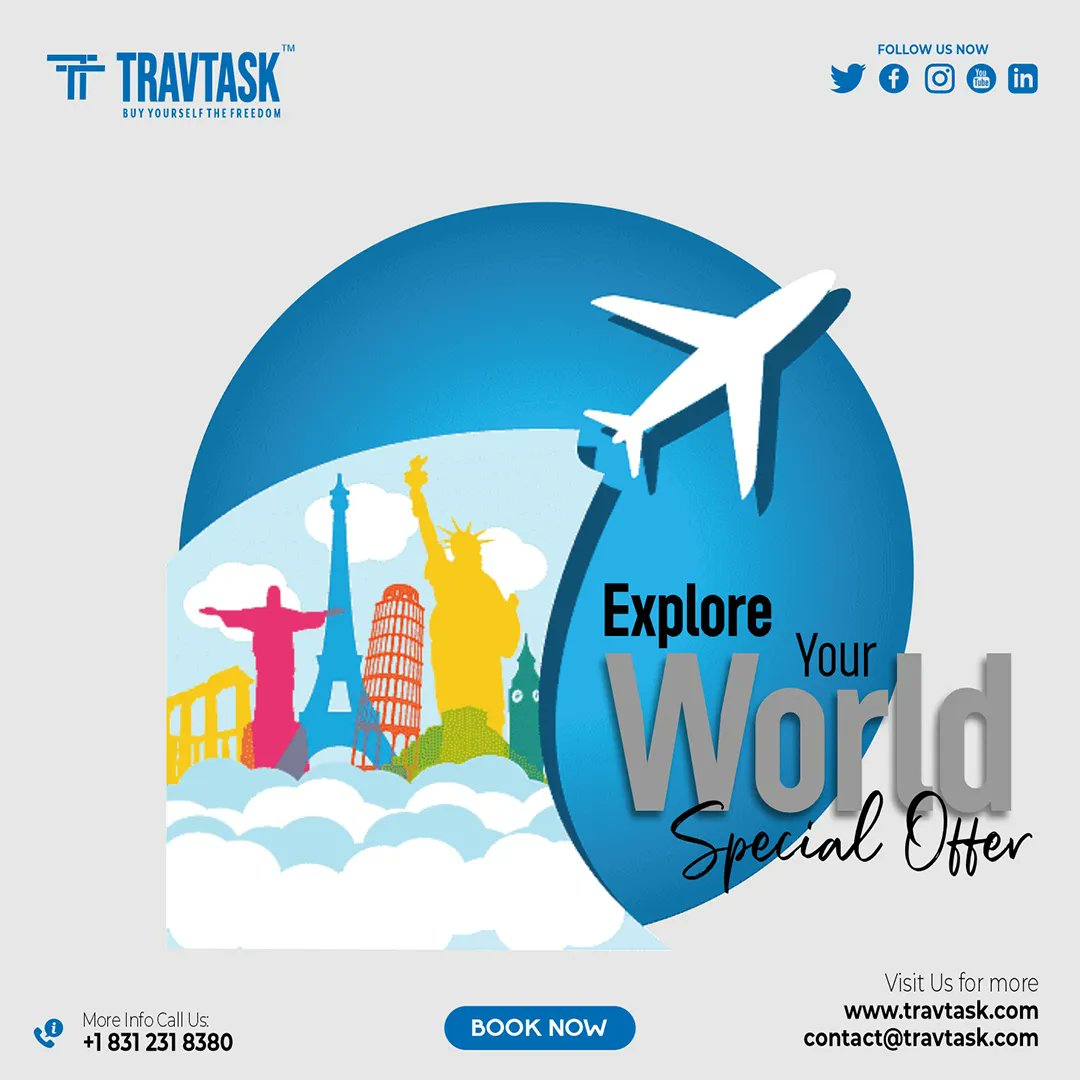 Travllc_00's tweet photo. If you do not know how to start planning you trip, why you worry https://t.co/9uSmrDKlAz is here to help you get best last minute hotels & flight.
Visit:- https://t.co/9uSmrDKlAz
#luxuryhotels #hotelsandresorts #hotelstay #cheapflight #cheaperflight #cheapestflights https://t.co/kqd2ZUnBzo